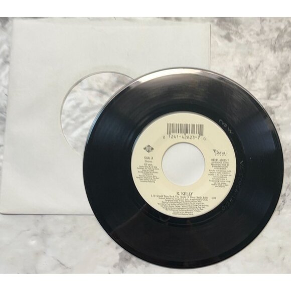 R Kelly If I Could Turn Back the Hands of Time / Dancing 45 Vinyl 90s Hip Hop - Picture 3 of 6